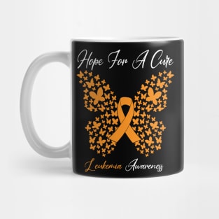 Hope For A Cure Butterfly Gift 3 Leukemia Mug